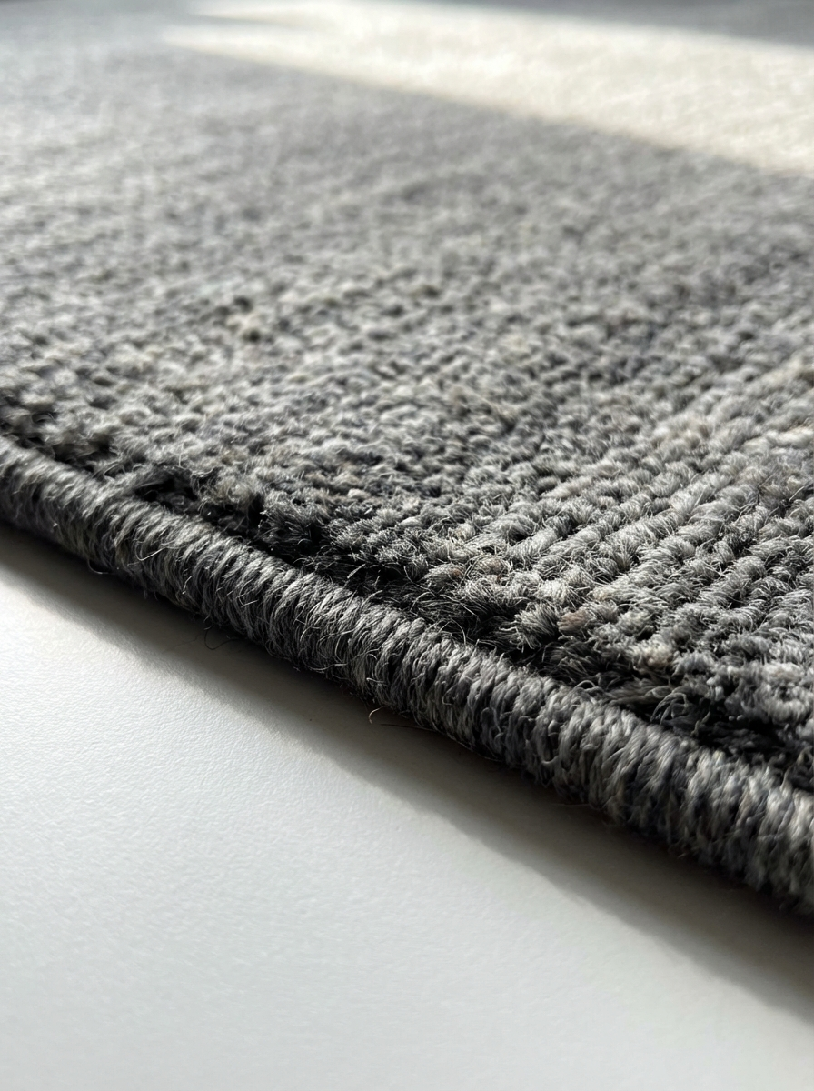 Handgeknüpfter Gabbeh Perserteppich – Grau/Anthrazit – 150×100 cm