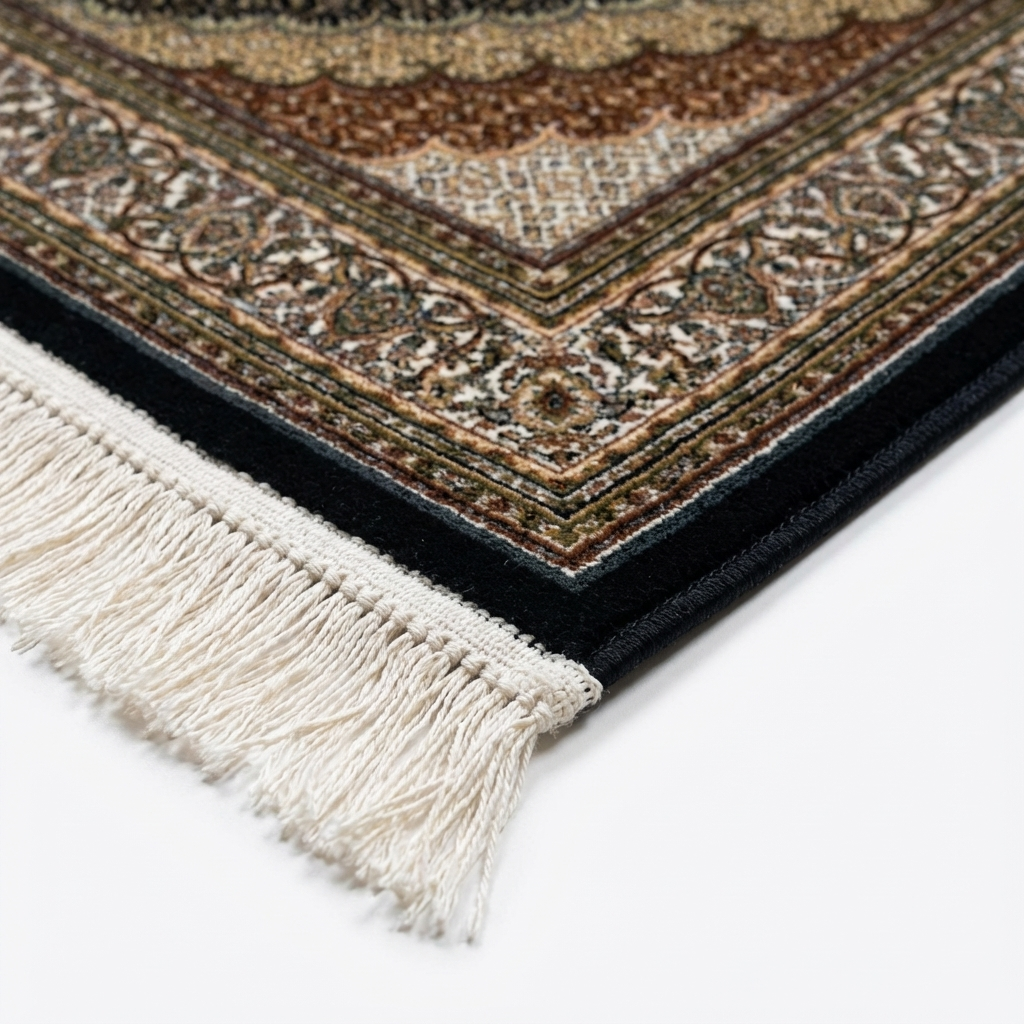 Täbriz Perserteppich – Maschinell – 225 × 150 cm – Anthrazit/Beige