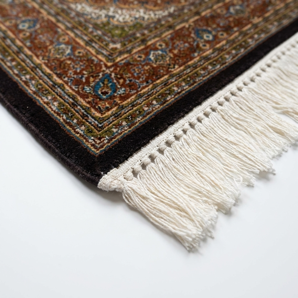 Täbriz Perserteppich maschinell – 225 × 150 cm – Dunkel mit Medaillon