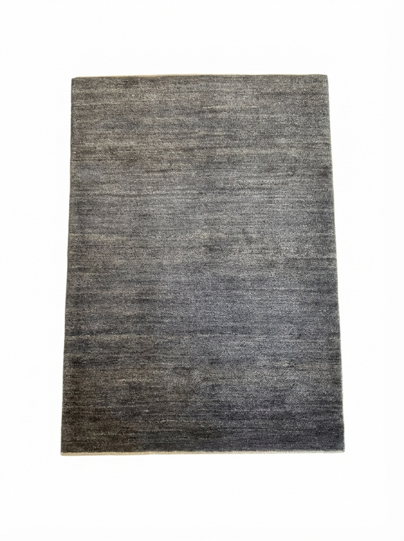 Handgeknüpfter Gabbeh Perserteppich – Grau/Anthrazit – 150×100 cm